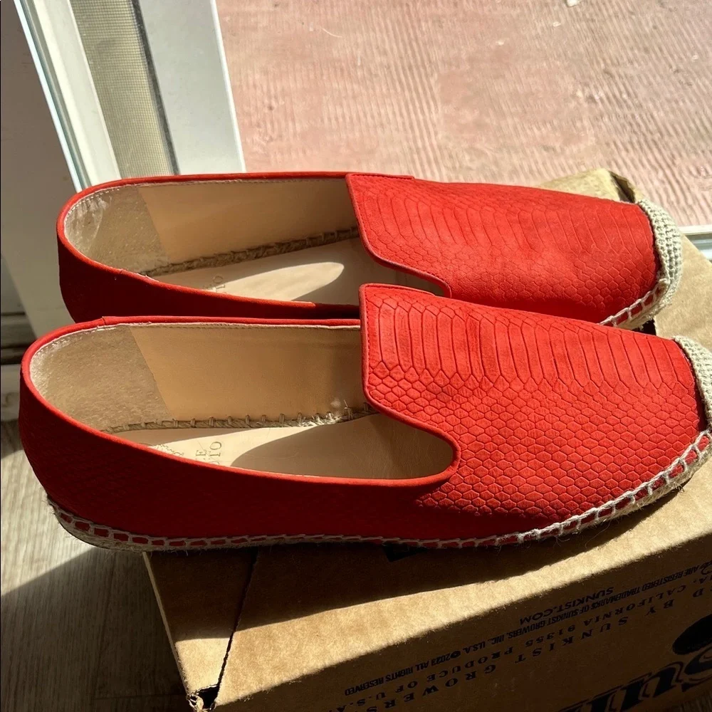 Vince Camuto Women's Darma2 Square Toe Espadrille Flats  Size10